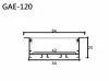 Aluminum Extrusion GAE-120 鋁型材