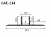 Aluminum Extrusion GAE-234 鋁型材