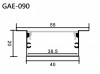 Aluminum Extrusion GAE-090 鋁型材