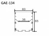 Aluminum Extrusion GAE-134 鋁型材