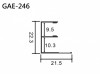 Aluminum Extrusion GAE-246 鋁型材