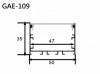 Aluminum Extrusion GAE-109 鋁型材