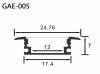 Aluminum Extrusion ​GAE-005 鋁型材