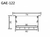 Aluminum Extrusion GAE-122 鋁型材