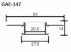 Aluminum Extrusion GAE-147 鋁型材