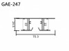 Aluminum Extrusion GAE-247 鋁型材