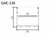 Aluminum Extrusion GAE-136 鋁型材