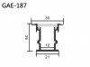 Aluminum Extrusion GAE-187 鋁型材