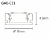 Aluminum Extrusion GAE-051 燈條鋁型材