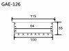 Aluminum Extrusion GAE-126 鋁型材