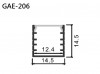 Aluminum Extrusion GAE-206 鋁型材