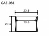 Aluminum Extrusion GAE-081 鋁型材