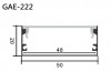 Aluminum Extrusion GAE-222 鋁型材