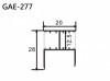 Aluminum Extrusion GAE-277 鋁型材