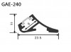 Aluminum Extrusion GAE-240 鋁型材