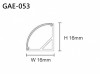 Aluminum Extrusion GAE-053 燈條鋁型材