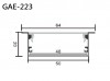 Aluminum Extrusion GAE-223 鋁型材