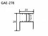 Aluminum Extrusion GAE-278 鋁型材