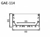 Aluminum Extrusion GAE-114 鋁型材