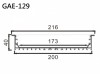 Aluminum Extrusion GAE-129 鋁型材