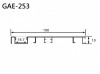 Aluminum Extrusion GAE-253 鋁型材