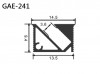 Aluminum Extrusion GAE-241 鋁型材