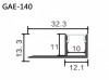 Aluminum Extrusion GAE-140 鋁型材