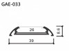 Aluminum Extrusion GAE-033 鋁型材