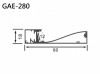 Aluminum Extrusion GAE-280 鋁型材