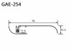 Aluminum Extrusion GAE-254 鋁型材