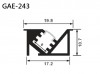 Aluminum Extrusion GAE-243 鋁型材