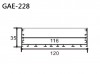 Aluminum Extrusion GAE-228 鋁型材