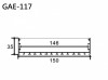 Aluminum Extrusion GAE-117 鋁型材