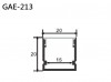 Aluminum Extrusion GAE-213 鋁型材
