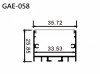 Aluminum Extrusion GAE-058 鋁型材