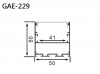 Aluminum Extrusion GAE-229 鋁型材