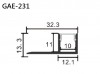 Aluminum Extrusion GAE-231 鋁型材