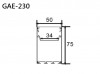 Aluminum Extrusion GAE-230 鋁型材