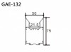 Aluminum Extrusion GAE-132 鋁型材