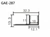 Aluminum Extrusion GAE-287 鋁型材